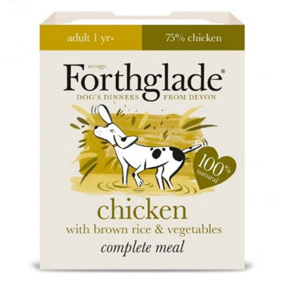 Forthglade Adult Comp Chicken Brown Rice & Veg 395G X 18 from B&Q