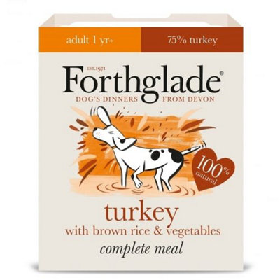 Forthglade Adult Comp Turkey Brown Rice & Veg 395G X 18 from B&Q