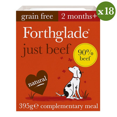 Forthglade Adult Gf Just 90% Beef 395G X 18 from B&Q