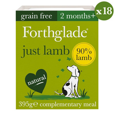 Forthglade Adult Gf Just 90% Lamb 395G (Pack Of 18) from B&Q