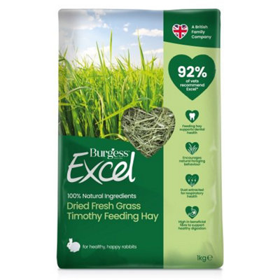 Burgess Excel Dried Forage Feeding Hay 1kg - Image 5