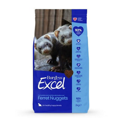 Burgess Excel Ferret Nuggets 2Kg from B&Q