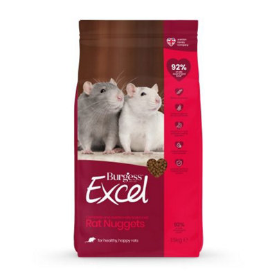 4 X Burgess Excel Rat Nuggets 1.5Kg from B&Q