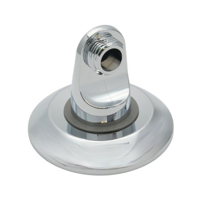 Aqualisa Varispray 1/2"" Shower Hose Wall Outlet & Cover 15mm Inlet Chrome 215016 - Image 3