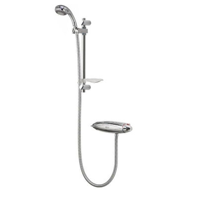 Aqualisa Aquarian 99.ev.01 Exposed Thermostatic Mixer Shower With Adjustable HeadChrome from B&Q