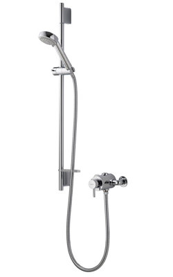 Aqualisa Srn001Ea Siren Sl Exposed Thermostatic Mixer Shower With Adjustable Head Chrome from B&Q