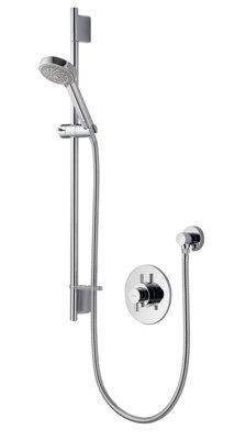 Aqualisa Aspire Asp001Ca Dl Concealed Thermostatic Mixer Shower With Adjustable Head Chrome from B&Q