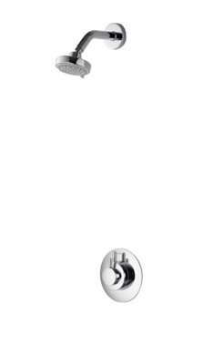 Aqualisa Dream Drm001Cf Concealed Thermostatic Mixer Shower With Wall Fixed HeadChrome from B&Q