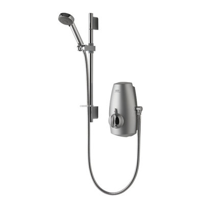 Aqualisa Aquastream Chrome Effect Rear Fed Mixer Shower & 1.5M Hose Length from B&Q