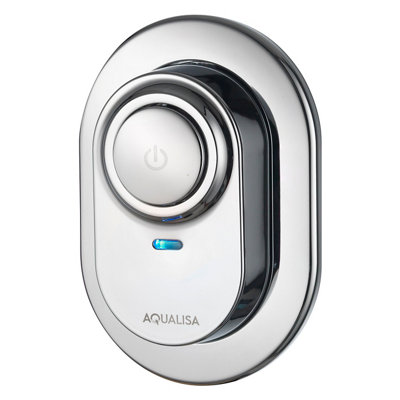 Aqualisa Visage Smart Chrome Effect 2 Outlet Shower Remote Control from B&Q