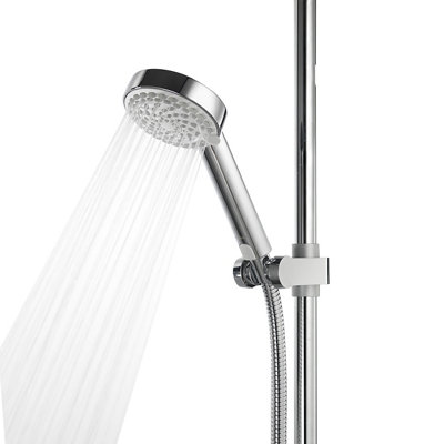 Aqualisa Visage Smart Wall Fed Concealed Valve Gravity-Pumped Smart Digital Shower With Overflow Bath Filler & Adjustable Head from B&Q