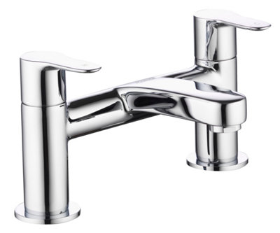 Aqualisa Ct.dbf.ch Central Chrome Bath Deck Filler Tap from B&Q