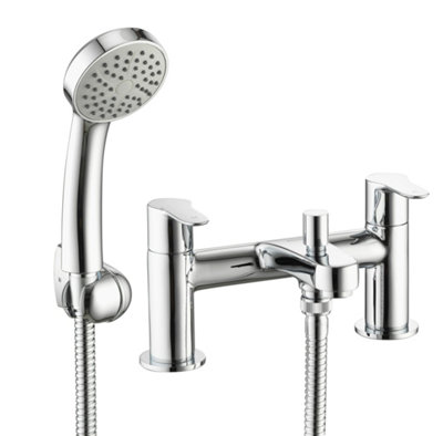 Aqualisa Ct.bsmt.ch Central Chrome Bath Shower Mixer Tap from B&Q