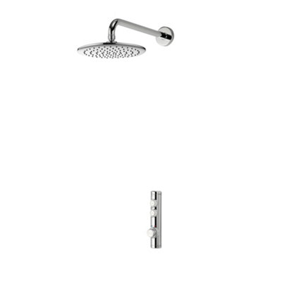 Aqualisa Isd.a1.bfw.23 Isystem Smart Shower Concealed With Wall Fixed HeadFor Hp/combi Systems from B&Q
