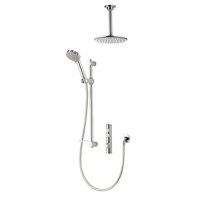 Aqualisa Isd.a1.bv.dvfc.23 Isystem Smart Shower Divert Concealed With Adjustable And Ceiling Fixed HeadsFor Hp/combi Systems from B&Q