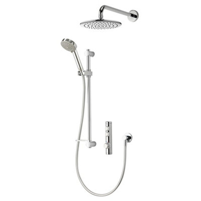 Aqualisa Isd.a1.bv.dvfw.23 Isystem Smart Shower Divert Concealed With Adjustable And Wall Fixed HeadsFor Hp/combi Systems from B&Q