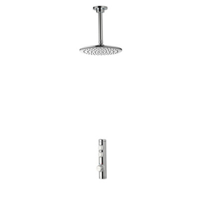 Aqualisa Isd.a2.bfc.23 Isystem Smart Shower Concealed With Ceiling Fixed HeadFor Gravity Pumped Systems from B&Q