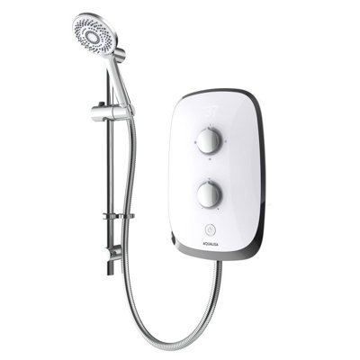 Aqualisa Esense Gloss White Manual Electric Shower9.5Kw from B&Q