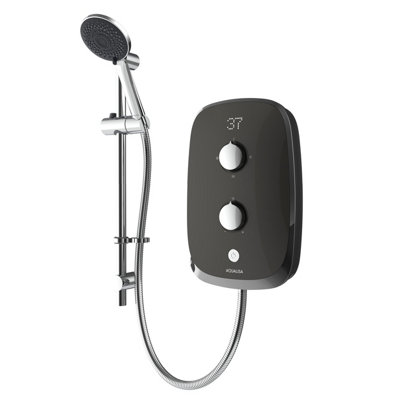 Aqualisa Esense Gloss Grey Manual Electric Shower9.5Kw from B&Q