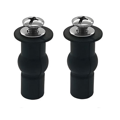 Toilet Seat Screws,toilet Seat Hinge Fixings,toilet Seat Fixing Accessory Fits All Toilets from B&Q