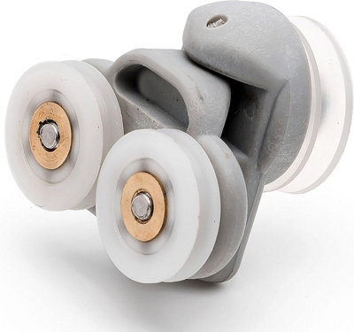 4 X L3 Shower Door Rollers/runners Twin Spare/ 19mm Grooved Wheels