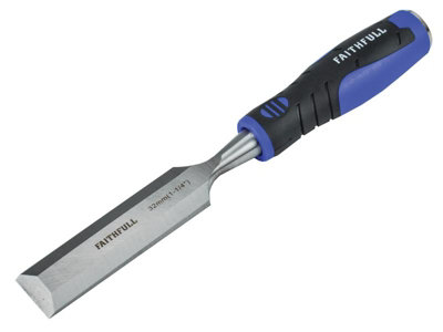 Faithfull Soft Grip Bevel Edge Chisel 32mm 1.1/4In Faiwcsg32 from B&Q