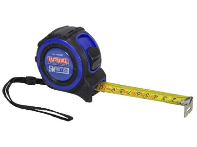 B&Q -   Trade Tape Measure 5M/16Ft (Width 25mm) Faitm525Mi