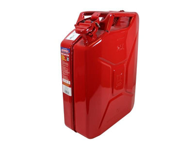 Faithfull  Red Steel Jerry Can 20 Litre Faiaujerr20R from B&Q