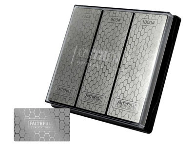 Faithfull Faidwtriples Diamond Whetstone Kit Faidwtriples from B&Q