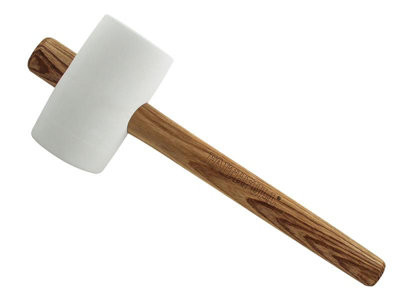 Faithfull Fsc White Rubber Mallet 24Oz Fairmwf24Fsc from B&Q