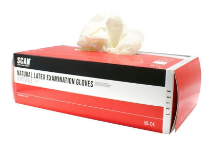 Scan Kg-2101 Latex GlovesXl Box 100 Scaglolatexx from B&Q