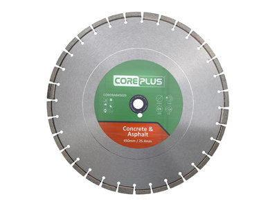 Coreplus Concrete & Asphalt Diamond Blade 450 X 25mm Cordbab45025 from B&Q