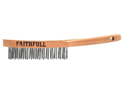 Faithfull Lightweight Scratch BrushThree Row Fai5803F from B&Q