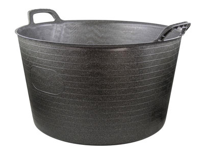 Faithfull Faiecoflxb75 Eco Flex Tub 75 LitreRecycled Black Faiecoflxb75 from B&Q