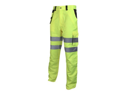 Scan Scahvhtl Hi-Vis Holster Trouser YellowW34-36In Scahvhtl