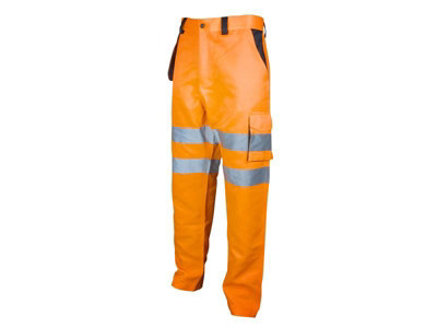 Scan Scahvhtlo Hi-Vis Holster Trouser OrangeW34-36In Scahvhtlo