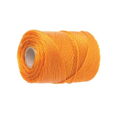 Faithfull 3100 3100 Polyethylene Brick Line 100M (330Ft) Orange Fai3100 from B&Q