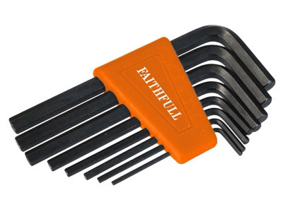 Faithfull  Short Arm Hexagon Key Set8 Piece (1.5-6mm) Faihks8M from B&Q