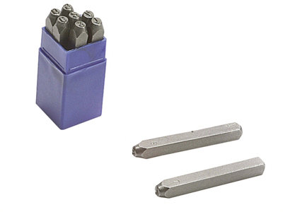 B&Q -  Afs0351 Number Punch Set 8mm Fain8mm