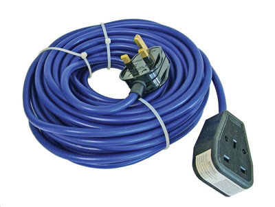 Faithfull Trail Lead - 14M Extension Lead - 240V 13A - 1.5mm Cable - Blue - Image 10