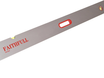 Faithfull  Screeding Level 2.4M (8Ft) 3 Vial & Grips Faisl8 from B&Q