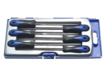 Faithfull 6-Piece Precision Needle Rasp Set For Fine Detailing from B&Q