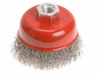 Faithfull 0108014430 Wire Cup Brush 80mm M14X20.30mm Stainless Steel Wire Faiwbc80S from B&Q