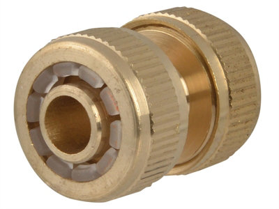 Faithfull  Brass Hose Mender 12.5mm (1/2In) Faihosemend from B&Q