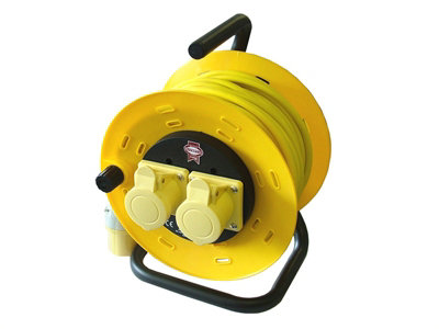 Faithfull Power Plus Cr5016-Tb Open Drum Cable Reel 110V 16A 2-Socket 50M (1.5mm Cable) Fppcr50Ml from B&Q