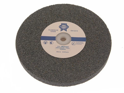Faithfull 200mm Green Grit Grinding Wheel For Bench Grinders from B&Q