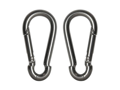 Faithfull Fire Brigade Snap Hook Stainless Steel 6mm (Pack 2) FAICHFBS60S - Image 7