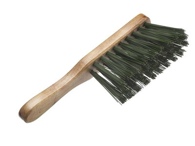 B&Q -  Stiff Green Pvc Hand Brush 275mm 11In Faibrhandsti