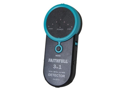Faithfull FAIDET31 3-in-1 Detector Stud Metal & Live Wire | - Image 7