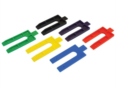 Faithfull Plastic Packing Wedges Mixed (Pack 100) Faiwedge100 from B&Q